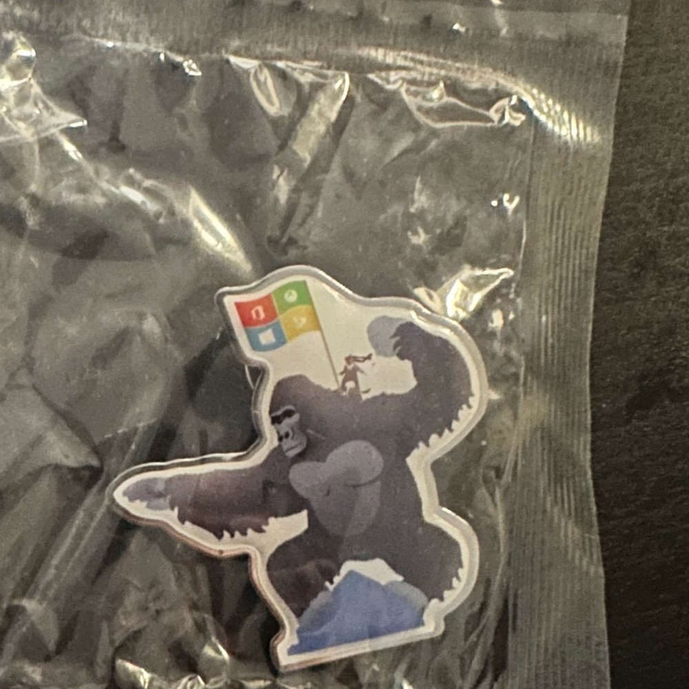 Microsoft gorilla pin new